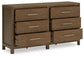 Cabalynn King Panel Bed with Dresser