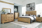 Galliden King Panel Bed with Dresser and Nightstand