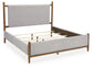 Lyncott King Upholstered Bed with Dresser and Nightstand