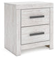 Cayboni Full Panel Bed with Nightstand