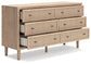 Cielden King Panel Bed with Dresser