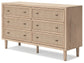 Cielden King Panel Bed with Dresser