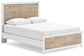 Charbitt Queen Panel Bed with Mirrored Dresser and 2 Nightstands