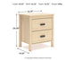 Cabinella Full Panel Headboard with Dresser and Nightstand