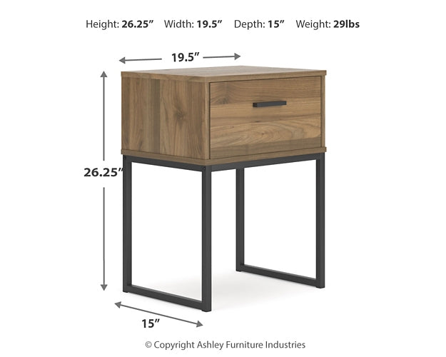 Deanlow Queen Panel Headboard with 2 Nightstands