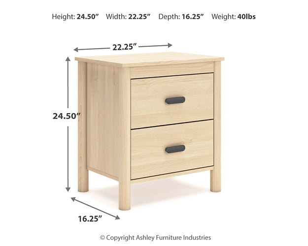 Cabinella Queen Panel Headboard with 2 Nightstands