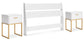 Socalle Queen Panel Headboard with 2 Nightstands