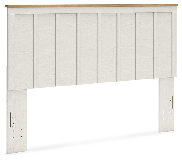 Linnocreek King Panel Headboard with Dresser