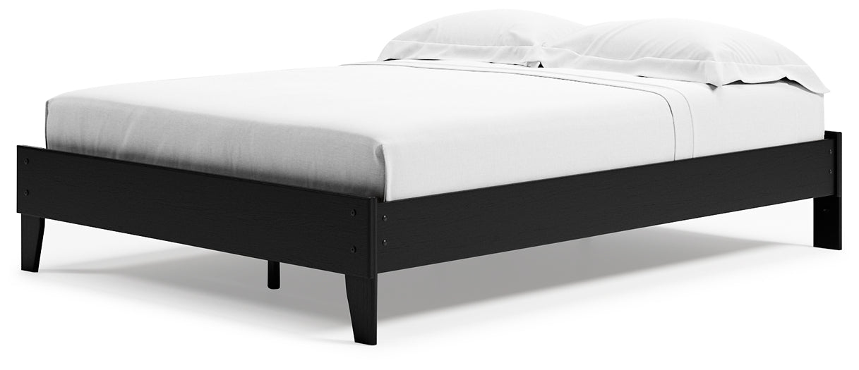 Finch Queen Platform Bed with 2 Nightstands