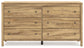 Bermacy Queen Panel Headboard with Dresser and Nightstand