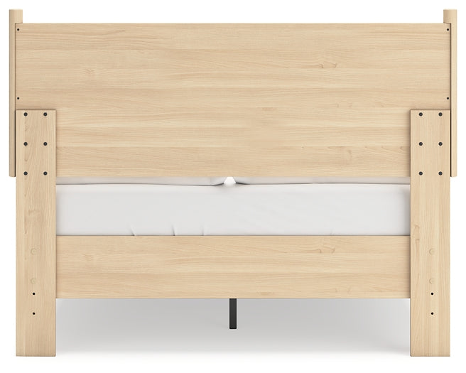 Cabinella Full Panel Headboard with 2 Nightstands