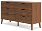 Fordmont Full Panel Headboard with Dresser and Nightstand