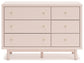 Wistenpine Twin Upholstered Panel Headboard with Dresser