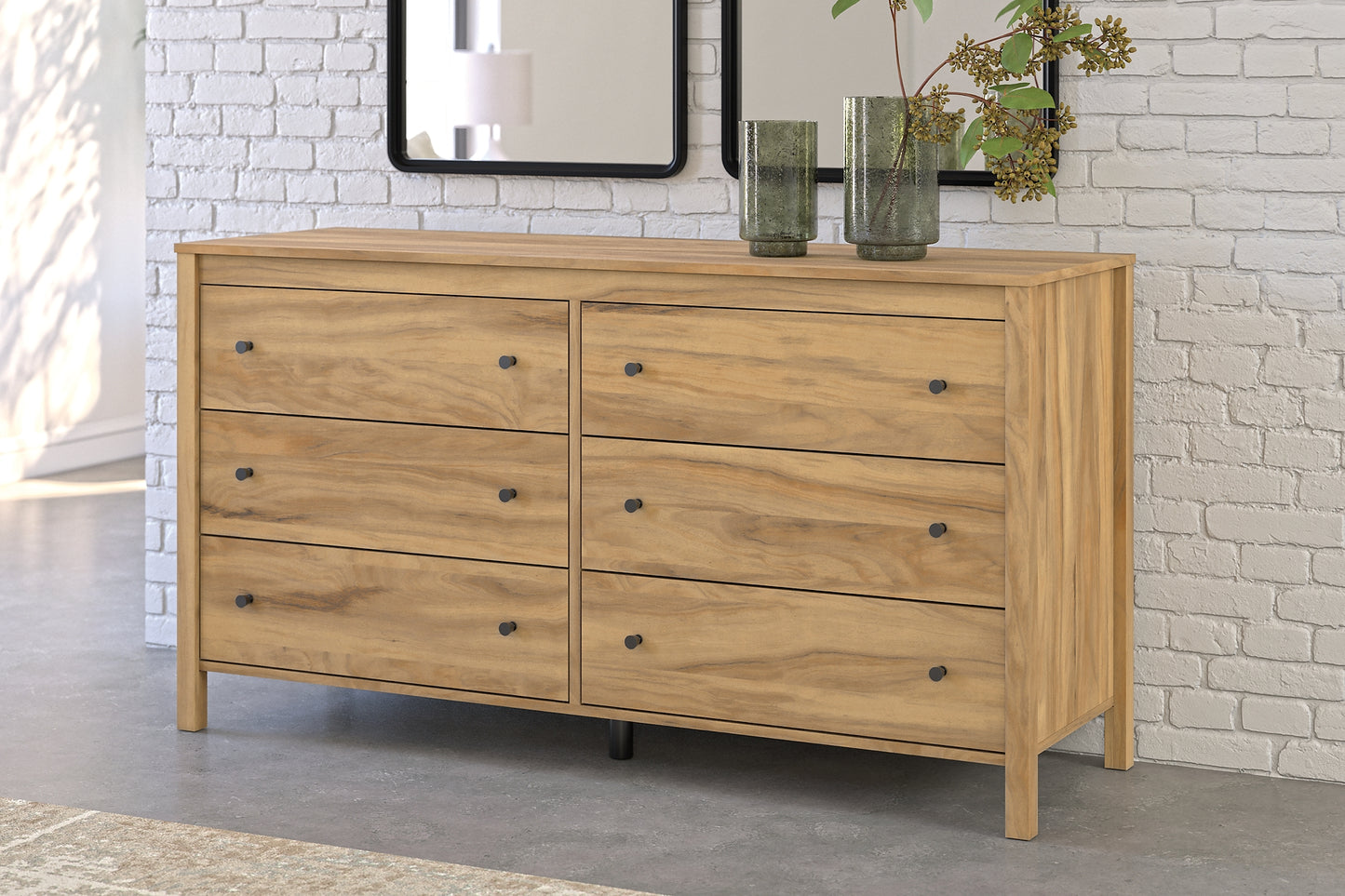 Bermacy Queen Panel Headboard with Dresser, Chest and Nightstand