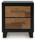 Kraeburn Two Drawer Night Stand