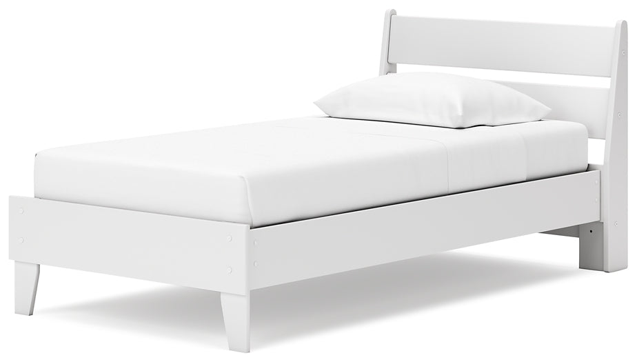 Socalle Twin Panel Platform Bed with Dresser