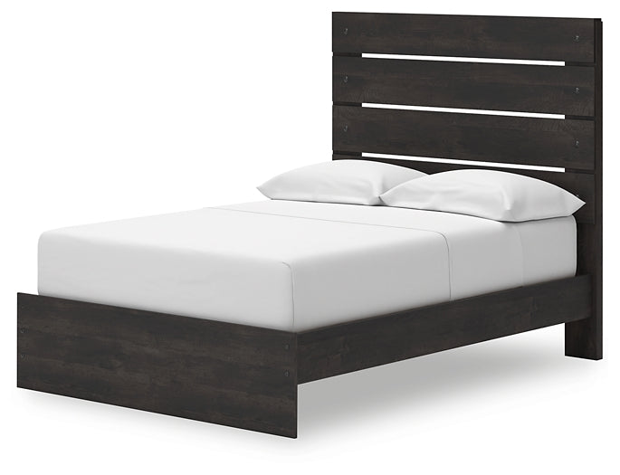 Hollivern Full Panel Bed with Storage